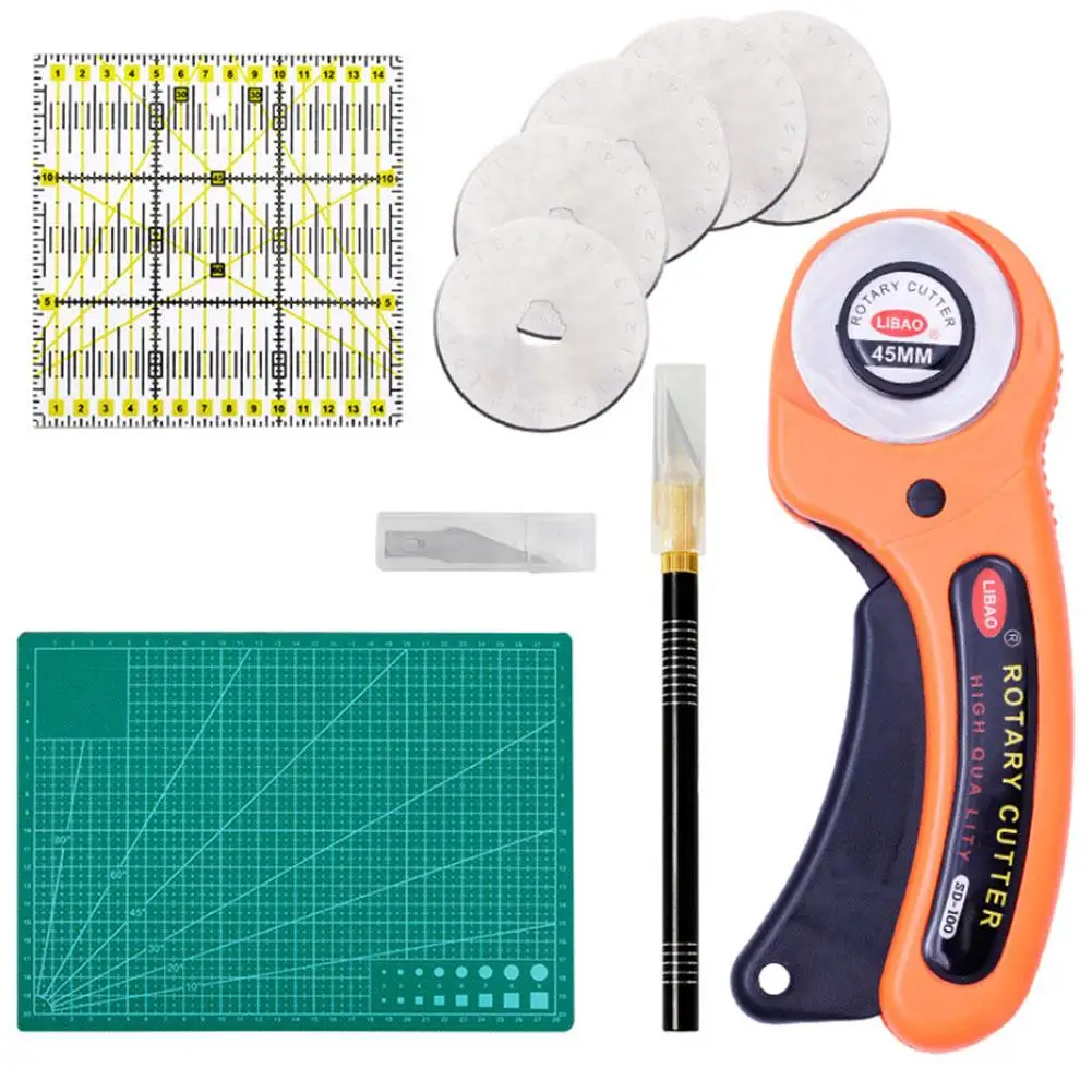 Sewing Kit Cloth Knife Patchwork Ruler DIY Sewing Quilting Tools Handmade Clothing Sewing Tools Hand Cutting Knife Set Patchwork
Sewing Kit Cloth Knife Patchwork Ruler DIY Sewing Quilting Tools Handmade Clothing Sewing Tools Hand Cutting Knife Set Patchwork