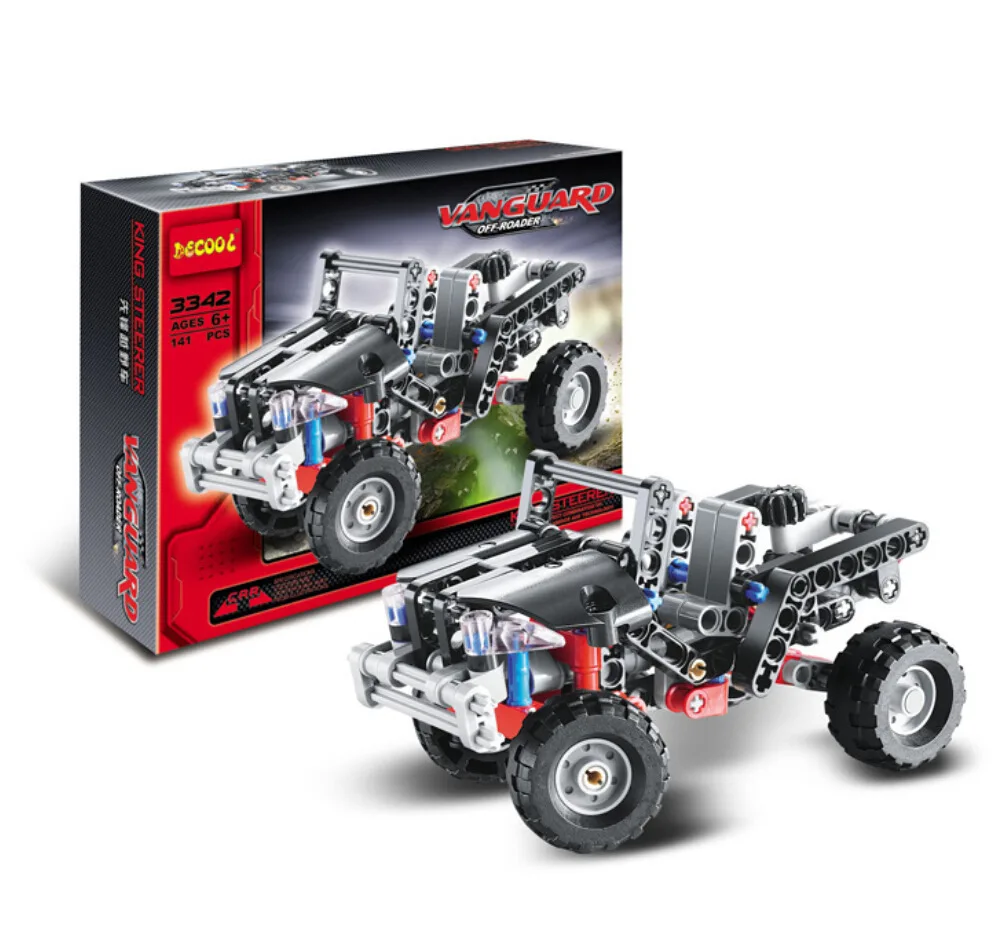 148pcs Building Blocks Compatible with Legoingly Technic Series 3342 Off-road Vehicle SUV Model Toys for Children Friends
148pcs Building Blocks Compatible with Legoingly Technic Series 3342 Off-road Vehicle SUV Model Toys for Children Friends