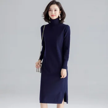 2020 NEW Lazy wind inside and out wearing knitted dress autumn new style loose loose thin turtleneck sweater women winter
2020 NEW Lazy wind inside and out wearing knitted dress autumn new style loose loose thin turtleneck sweater women winter