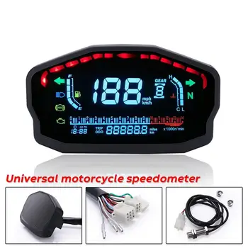 Universal Motorcycle LCD Digital Backlight Odometer Speedometer Tachometer Gauge Universal Modification Parts
Universal Motorcycle LCD Digital Backlight Odometer Speedometer Tachometer Gauge Universal Modification Parts