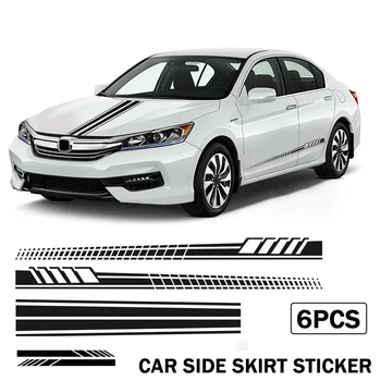New Arrival High Quality 6Pcs Car Hood Side Stripe Graphic Decal PVC Body Racing Rearview Mirror Sticker
New Arrival High Quality 6Pcs Car Hood Side Stripe Graphic Decal PVC Body Racing Rearview Mirror Sticker