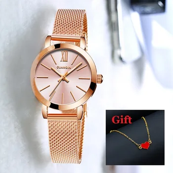 GUANQIN Women Watches 2019 Quartz Watch Ladies Girls Simple Watches Waterproof Stainless Steel Female Clock Relogio Feminino
GUANQIN Women Watches 2019 Quartz Watch Ladies Girls Simple Watches Waterproof Stainless Steel Female Clock Relogio Feminino