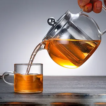 650ML/800ML950ML/1300ML Borosilicate Glass Teapot Kettle Heat Resistant With Tea Infuser Home Office Glass Flower Tea Maker
650ML/800ML950ML/1300ML Borosilicate Glass Teapot Kettle Heat Resistant With Tea Infuser Home Office Glass Flower Tea Maker