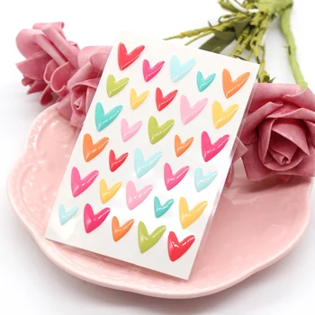KSCRAFT Vibrant Hearts Sugar Sprinkles Self-adhesive Enamel Dots Resin Sticker for Scrapbooking DIY Crafts Card Making
KSCRAFT Vibrant Hearts Sugar Sprinkles Self-adhesive Enamel Dots Resin Sticker for Scrapbooking DIY Crafts Card Making