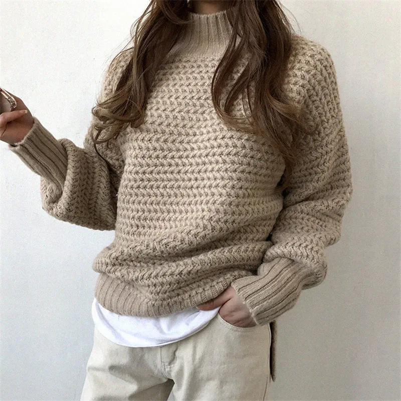 CBAFU Twisted Wool Turtleneck Sweater Women Winter Knitted Jumper Pullovers Korean Sweater Long Sleeve Cashmere Thicken New P465
CBAFU Twisted Wool Turtleneck Sweater Women Winter Knitted Jumper Pullovers Korean Sweater Long Sleeve Cashmere Thicken New P465