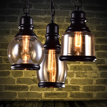 Vintage amber glass pendant light for Bar Restaurant coffee shop black Industrial light pendant lamp living room bedroom decor
Vintage amber glass pendant light for Bar Restaurant coffee shop black Industrial light pendant lamp living room bedroom decor
