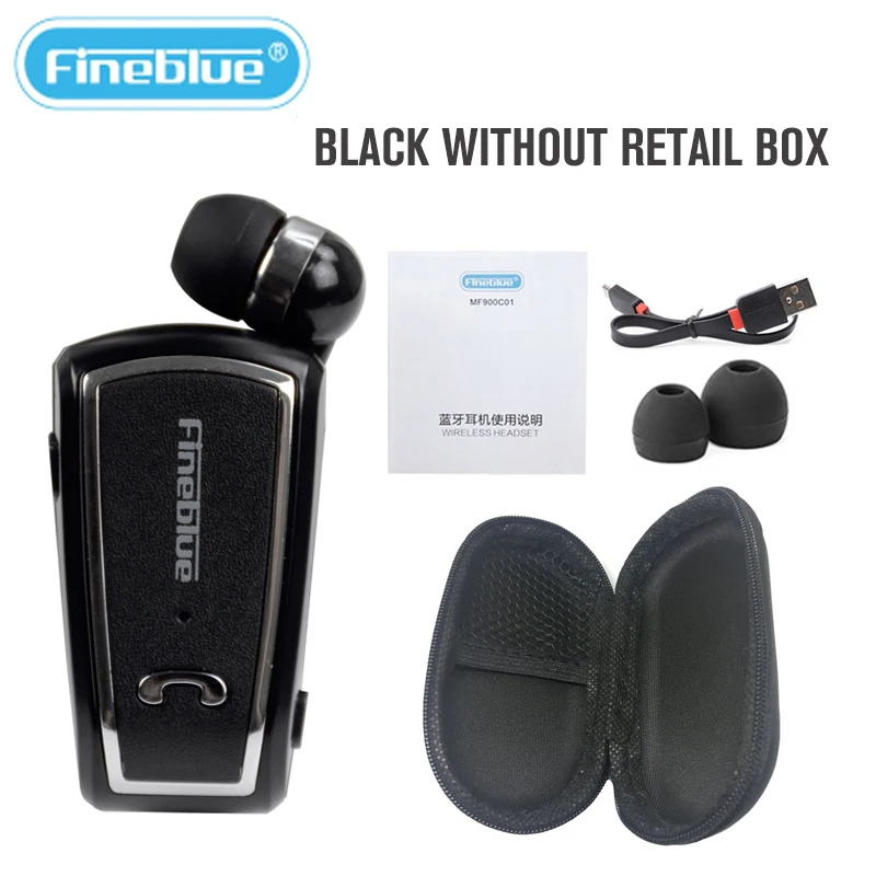 

Fineblue F-V3 Wireless Noise-Canceling Wireless Stereo Handsfree Noise Canceling Earphones 5 Hrs Call With Headphone Bag