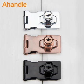 Aha Lock Card With Lock Drawer Lock Cabinet Lock Without Hole Lock Buckle Old Door File Cabinet Locker Door Lock