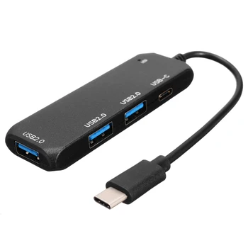 4 in 1 HUB Type C to USB-C Splitter Adapter 4K 4 Ports USB 2.0 Hub Adapter Cable Compatible for Macbook Pro Laptop
4 in 1 HUB Type C to USB-C Splitter Adapter 4K 4 Ports USB 2.0 Hub Adapter Cable Compatible for Macbook Pro Laptop