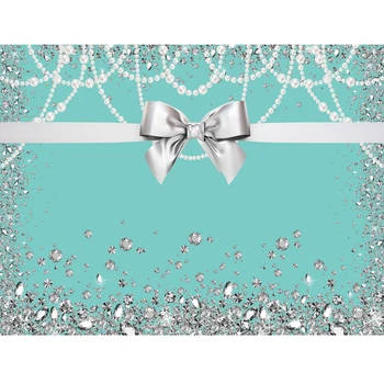 Sweet 16th Birthday Party Photography Backdrop Tiffany Blue Pearl Diamond Bow Silver Glitter Decoration Photo Background
Sweet 16th Birthday Party Photography Backdrop Tiffany Blue Pearl Diamond Bow Silver Glitter Decoration Photo Background