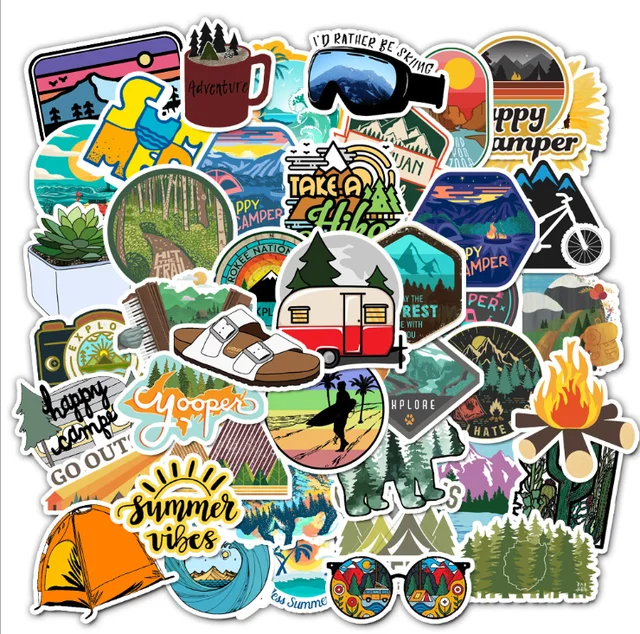 50 Sheets Into PVC Stickers VSCO Yellow Small Fresh Puppy Travel Series Waterproof Stickers Car Suitcase DIY Graffiti Stickers
50 Sheets Into PVC Stickers VSCO Yellow Small Fresh Puppy Travel Series Waterproof Stickers Car Suitcase DIY Graffiti Stickers
