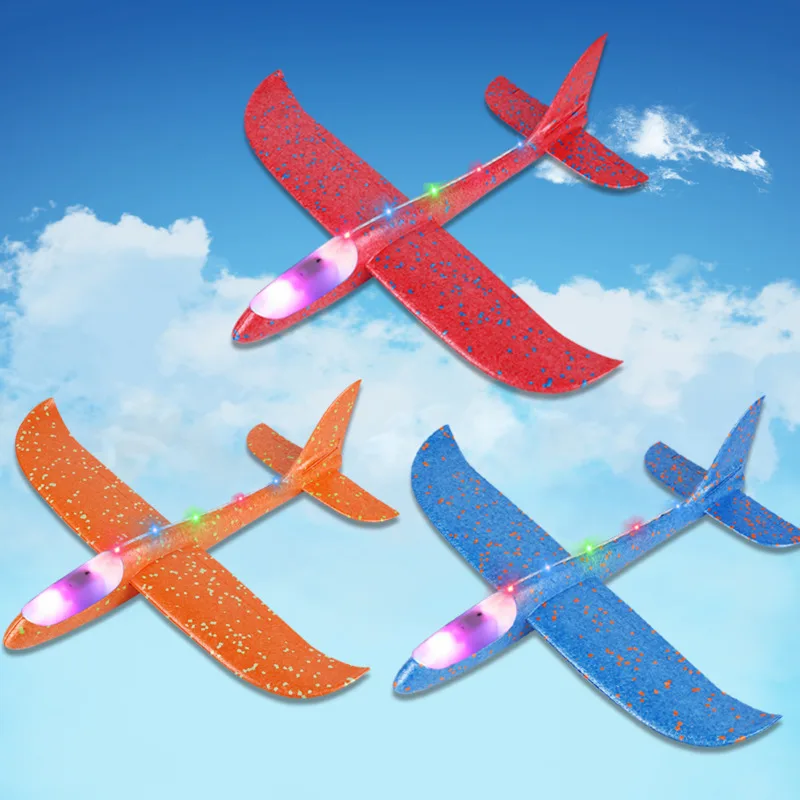48 CM Hand Throw Airplane EPP Foam Launch fly Glider Planes Model Aircraft Outdoor Fun Toys for Children Party Game
48 CM Hand Throw Airplane EPP Foam Launch fly Glider Planes Model Aircraft Outdoor Fun Toys for Children Party Game