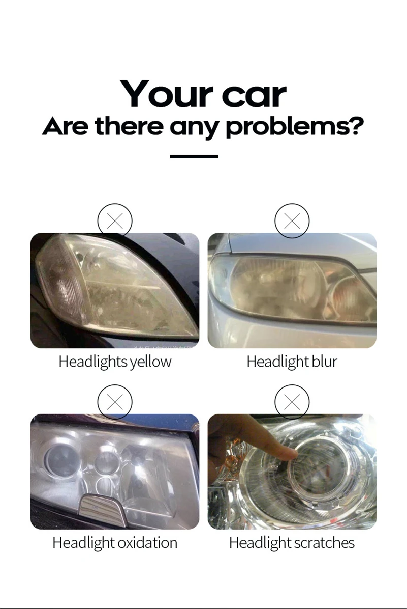 News 30ml Car Headlight Repair Coating Solution Repair Kit 