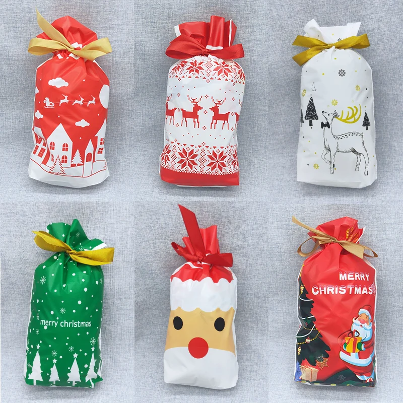 year gift bags santa claus merry christmas high quality packing
