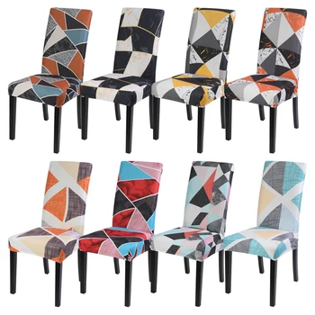 Geometric Dining Room Elastic Chair Cover Removable Washable Stretch Seat Protector Slipcover For Dining Room Hotel Banquet Home
Geometric Dining Room Elastic Chair Cover Removable Washable Stretch Seat Protector Slipcover For Dining Room Hotel Banquet Home