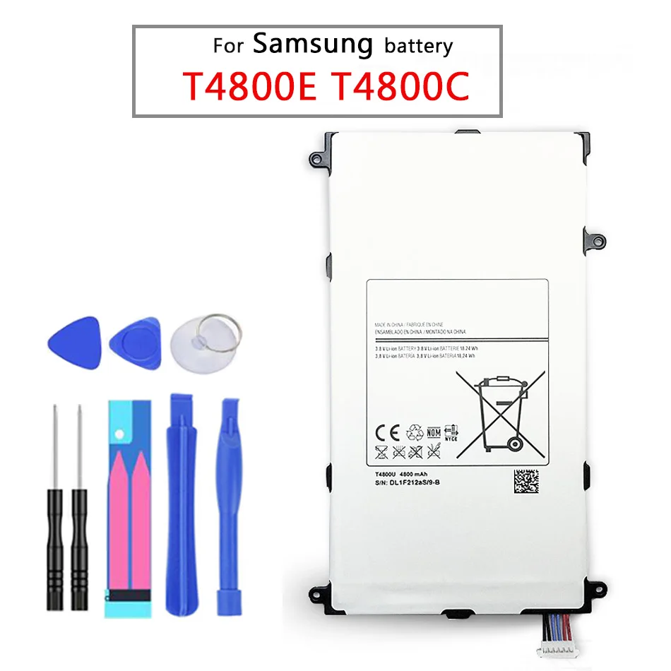 Tablet Battery For Samsung Galaxy Tab Pro 8.4 SM-T320 T321 T325 T4800E T4800C Top Quality Batteria with Tools
Tablet Battery For Samsung Galaxy Tab Pro 8.4 SM-T320 T321 T325 T4800E T4800C Top Quality Batteria with Tools