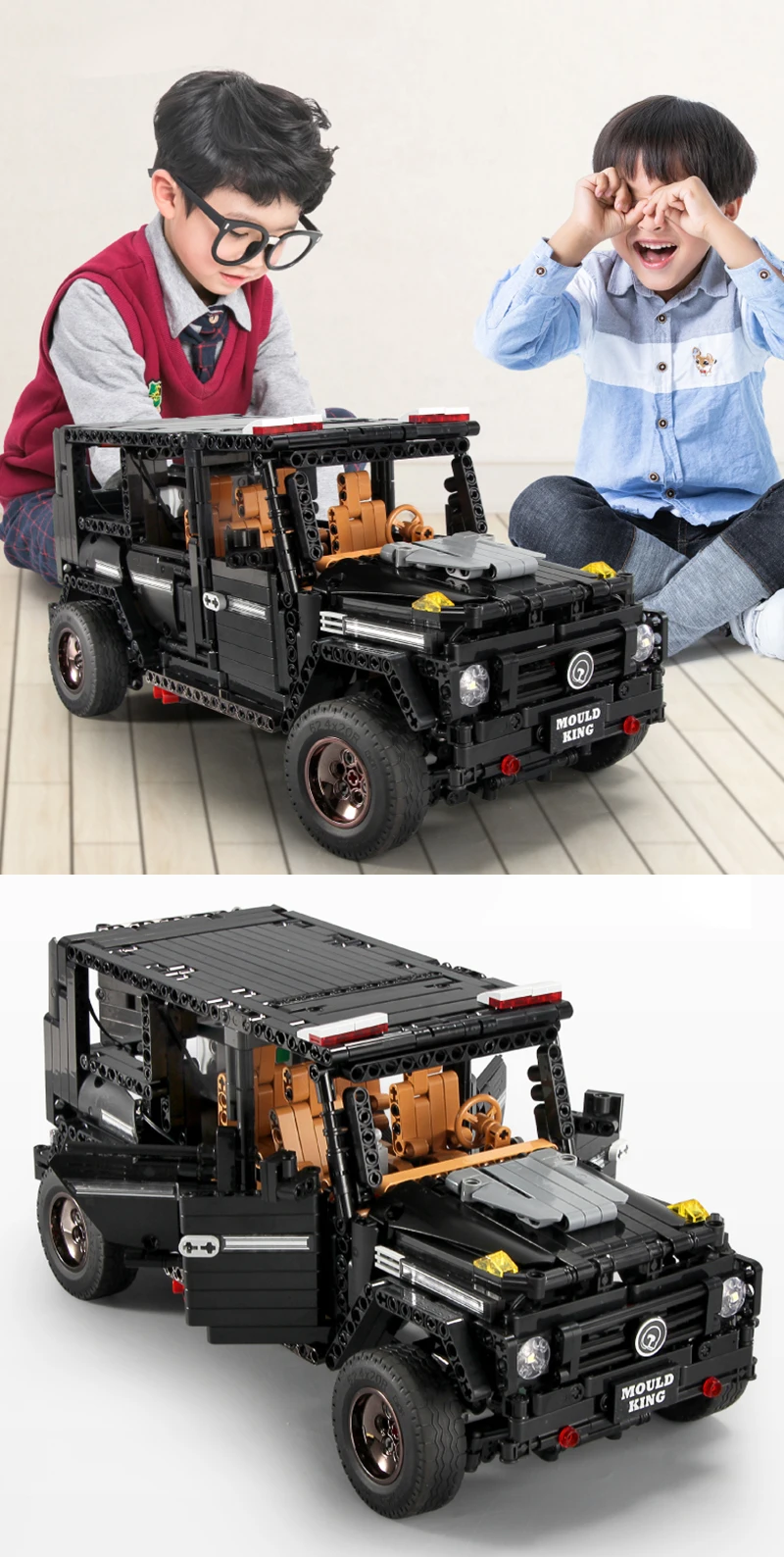 1641pcs 110 G65 APP Remote Control Car 2.4G RC Building Blocks LegoINGly Programming Intelligent Kid LegoED USB Charging Blocks (5)