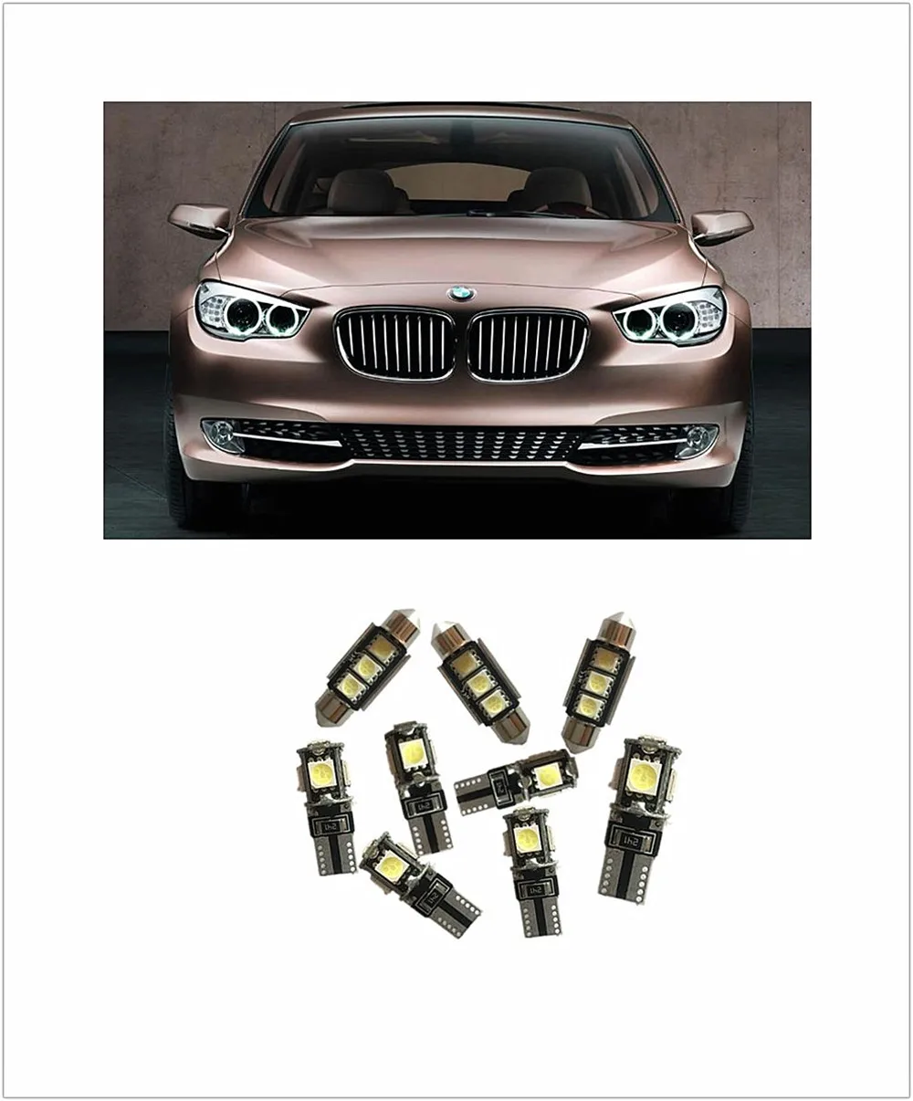 9PCS White LED Interior Package kit For M3 M4 M5 M6 X5 X1 X3 X4 X6 E53Z3 Z4 Z8 Map Dome Trunk door Foot Well Cargo Tag Lights | Автомобили