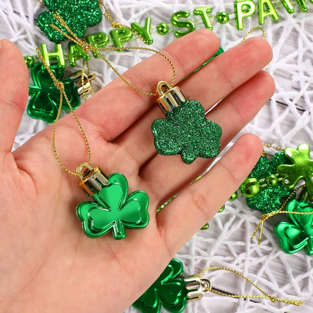 Plastic Clover Pendant Tree Hanging Decoration Irish Festival Tree Drop Ornaments 24 Pieces St Patrick's Day Shamrocks Ornaments
Plastic Clover Pendant Tree Hanging Decoration Irish Festival Tree Drop Ornaments 24 Pieces St Patrick's Day Shamrocks Ornaments