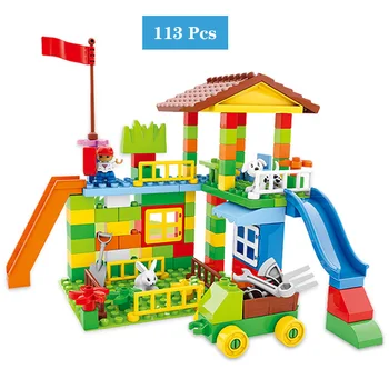 Building Blocks Set Compatible with Duploed Children's Insert and Assemble Large Pieces Boy Girl Educational bricks Toys
Building Blocks Set Compatible with Duploed Children's Insert and Assemble Large Pieces Boy Girl Educational bricks Toys