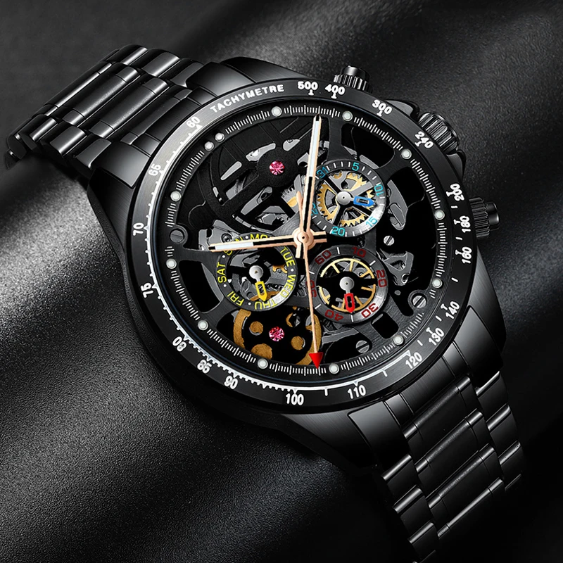 HAIQIN skeleton watch mens automatic week top brand luxury watches for men mechanical wristwatch men waterproof 2020 relogio man
HAIQIN skeleton watch mens automatic week top brand luxury watches for men mechanical wristwatch men waterproof 2020 relogio man