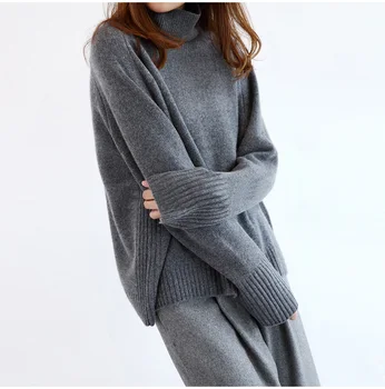2020 New-Coming Women Sweater Cashmere Wool Solid Turtleneck Knitted Sweater Pullovers Fashion Slim Cotton Warm Lady Clothing
2020 New-Coming Women Sweater Cashmere Wool Solid Turtleneck Knitted Sweater Pullovers Fashion Slim Cotton Warm Lady Clothing