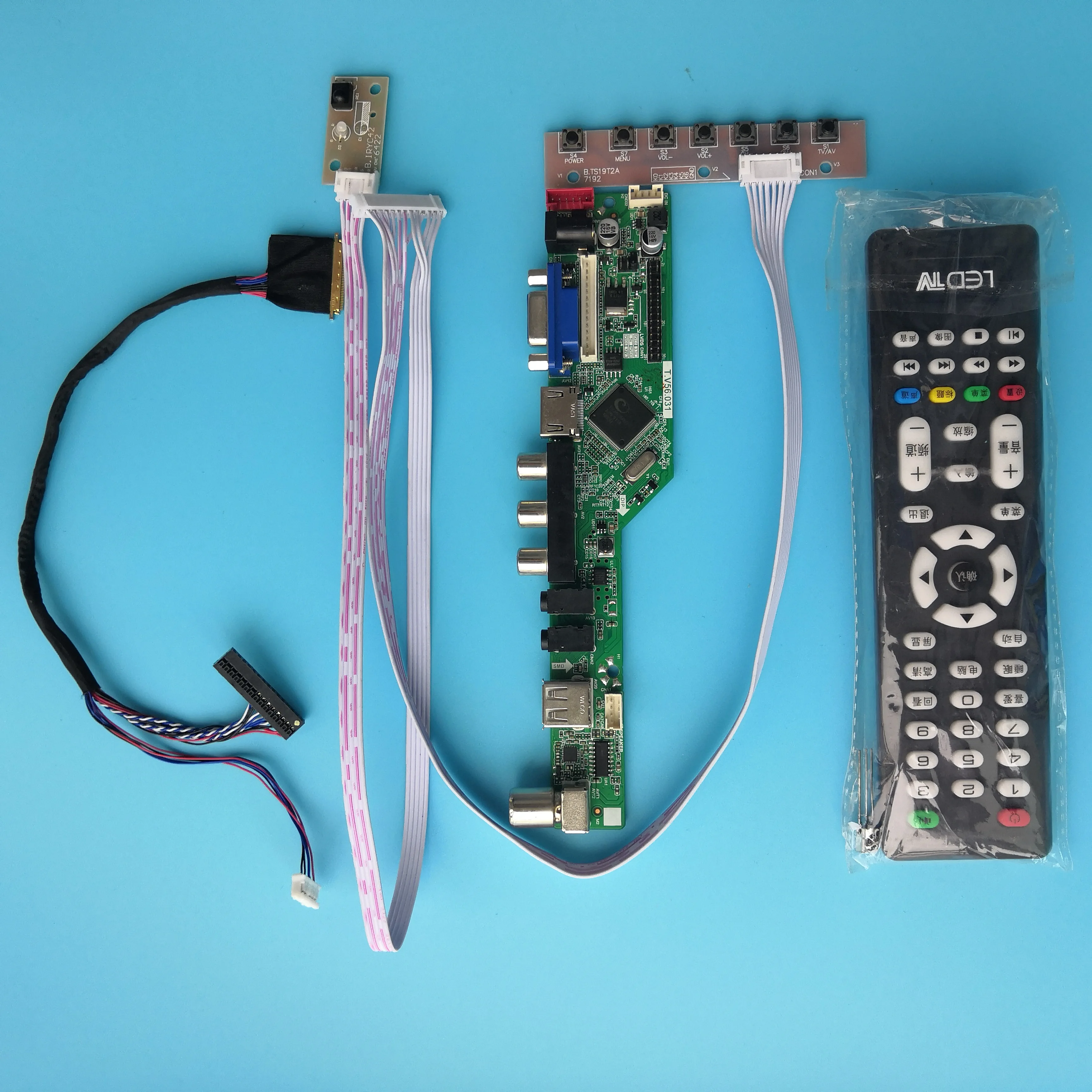 kit for LTN156AT15 remote VGA Controller board driver LCD LED TV AV 40pin LVDS HDMI USB 15.6" 1336X768 Screen panel
kit for LTN156AT15 remote VGA Controller board driver LCD LED TV AV 40pin LVDS HDMI USB 15.6" 1336X768 Screen panel
