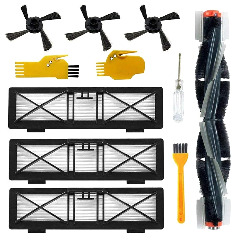 Replacement for Neato Botvac Robot Vacuum Cleaner 75E 75 80 85 Accessory Kit Pack of 1 Main Brush,3 Hepa Filters,3 Side Brushes,
Replacement for Neato Botvac Robot Vacuum Cleaner 75E 75 80 85 Accessory Kit Pack of 1 Main Brush,3 Hepa Filters,3 Side Brushes,