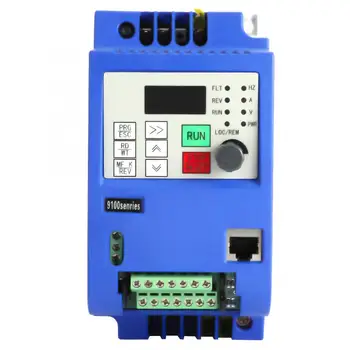 VFD Inverter NF9100-1T-00075G Vector Frequency Inverter VFD Single Phase to 3-Phase Inverter AC220V 0.75KW
VFD Inverter NF9100-1T-00075G Vector Frequency Inverter VFD Single Phase to 3-Phase Inverter AC220V 0.75KW