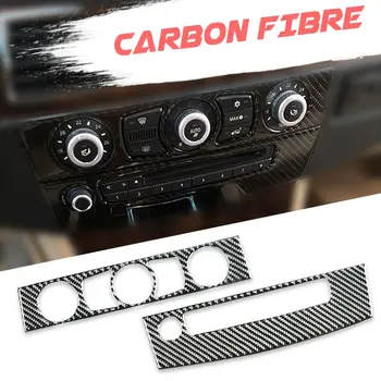Car Front Air Condition CD Control Panel Interior Frame Cover Cap 3D Carbon Fiber Sticker for BMW E60 5 Series 2004 2005 - 2010
Car Front Air Condition CD Control Panel Interior Frame Cover Cap 3D Carbon Fiber Sticker for BMW E60 5 Series 2004 2005 - 2010