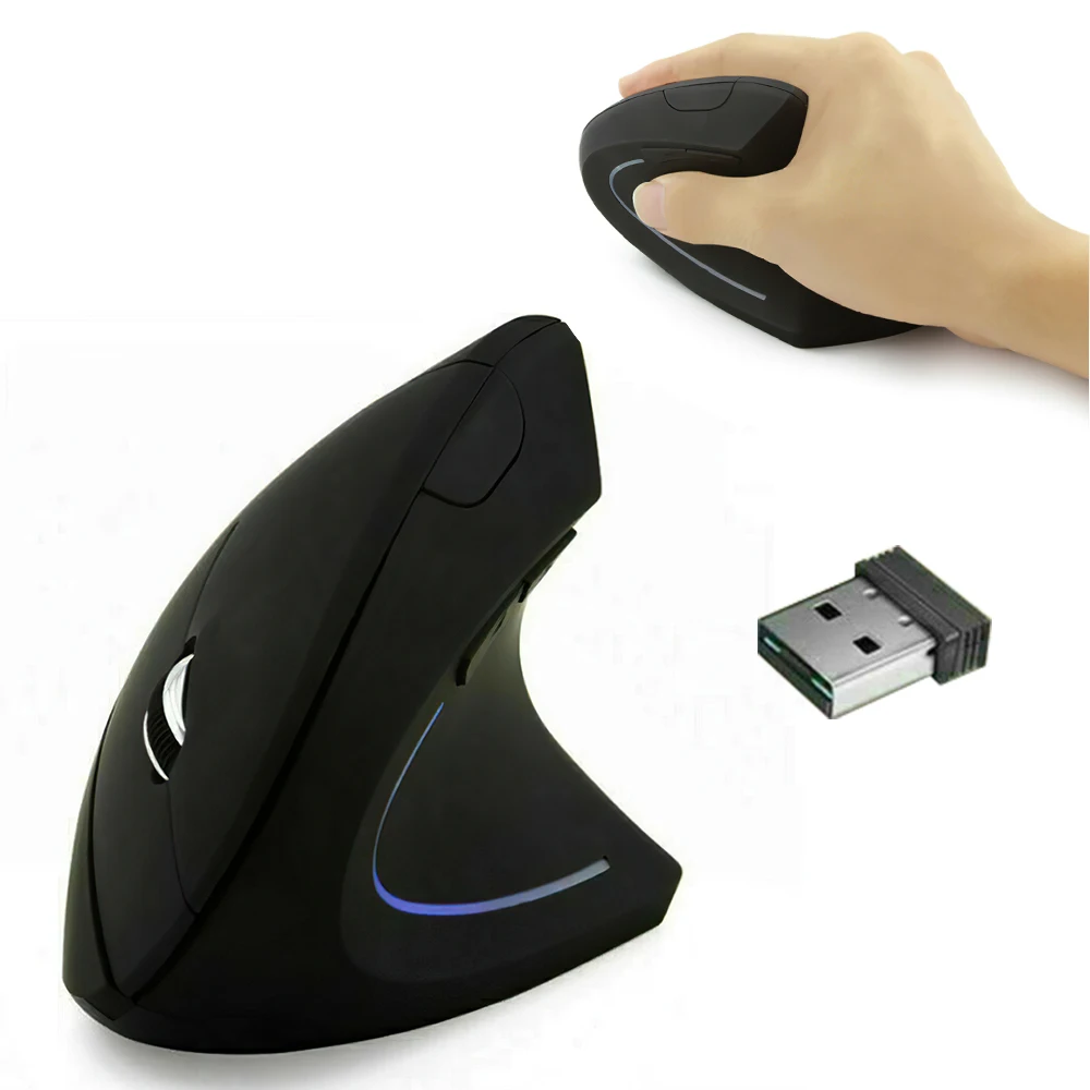 Wireless Mouse Vertical Gaming Mouse USB Computer Mice Ergonomic Desktop Upright Mouse 1600DPI for PC Laptop Office Home
Wireless Mouse Vertical Gaming Mouse USB Computer Mice Ergonomic Desktop Upright Mouse 1600DPI for PC Laptop Office Home