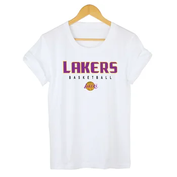 Lakers Basketball Printed T-shirt All-match Bottoming Cotton Short-Sleeved Cross-Border Women Men Unisex T-shirt 
Lakers Basketball Printed T-shirt All-match Bottoming Cotton Short-Sleeved Cross-Border Women Men Unisex T-shirt