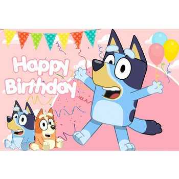 Sheepdog Bluey birthday party baby child photo background photography backdrops quality vinyl
Sheepdog Bluey birthday party baby child photo background photography backdrops quality vinyl
