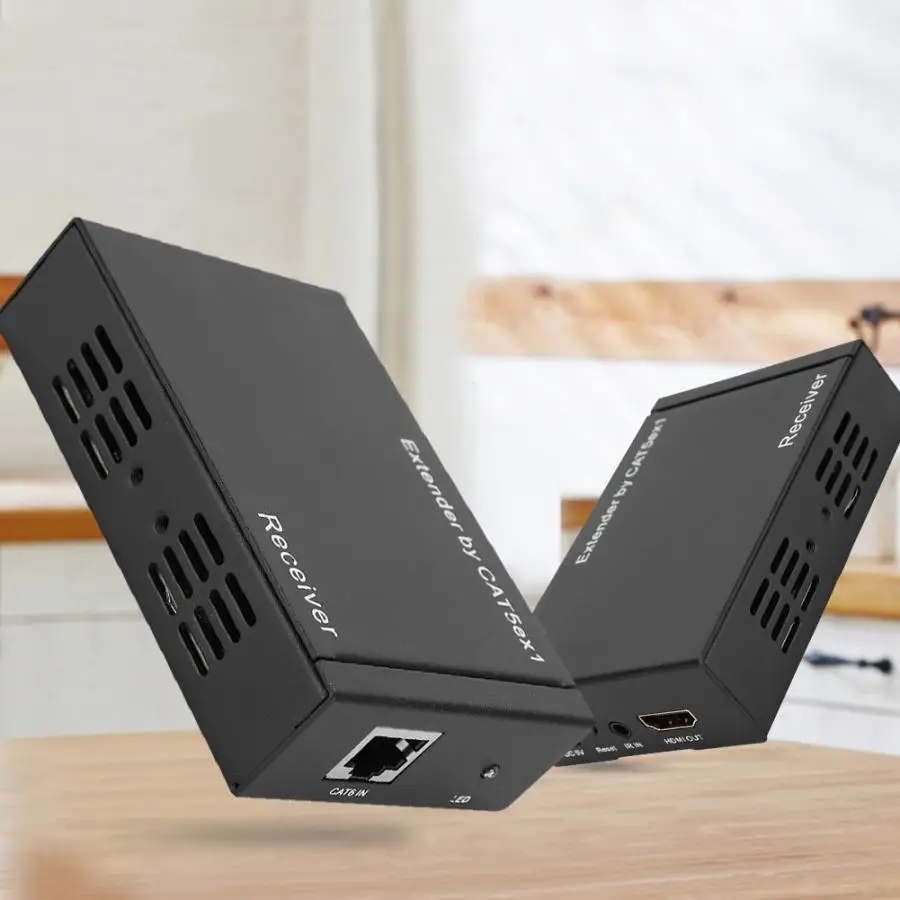 100m HDMI Extender Full HD 1080P One CAT5E/CAT6(TCP/IP) Transmitter&Receiver US 100-240V
100m HDMI Extender Full HD 1080P One CAT5E/CAT6(TCP/IP) Transmitter&Receiver US 100-240V