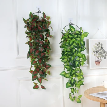 97cm Artificial Hanging Plants 1pcs Greenery Leaf Silk Fake Plant Decor Jungle Party Hojas Artificiales Para Decoracion
97cm Artificial Hanging Plants 1pcs Greenery Leaf Silk Fake Plant Decor Jungle Party Hojas Artificiales Para Decoracion