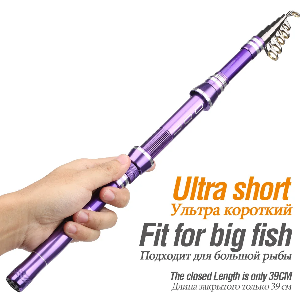 DONQL Telescopic Fishing Rod 1.8m-3.0m Carbon Fiber Ultrashort Spinning Fish Rod Travel Portable Sea Fishing Pole Fish Tackle主图01 (2)