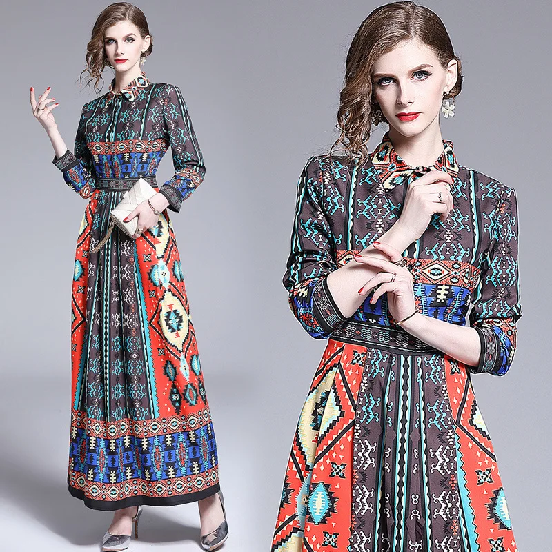 Photo Shoot 2019 Europe And America Fashion Slim Fit Slimming Versatile Positioning Printed Fashion WOMEN'S Dress
Photo Shoot 2019 Europe And America Fashion Slim Fit Slimming Versatile Positioning Printed Fashion WOMEN'S Dress
