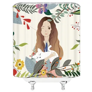 Uniquely Designed Cute girl Comic Hanging Shower Curtain Waterproof Polyester Fabric Home Bathroom
Uniquely Designed Cute girl Comic Hanging Shower Curtain Waterproof Polyester Fabric Home Bathroom