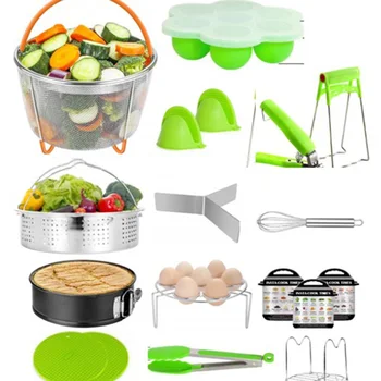 11/12/13/14pcs Pressure Cooker Accessories Set Pressure Cooker Steamer Basket Springform Pan Practical Kitchen Tools 
11/12/13/14pcs Pressure Cooker Accessories Set Pressure Cooker Steamer Basket Springform Pan Practical Kitchen Tools