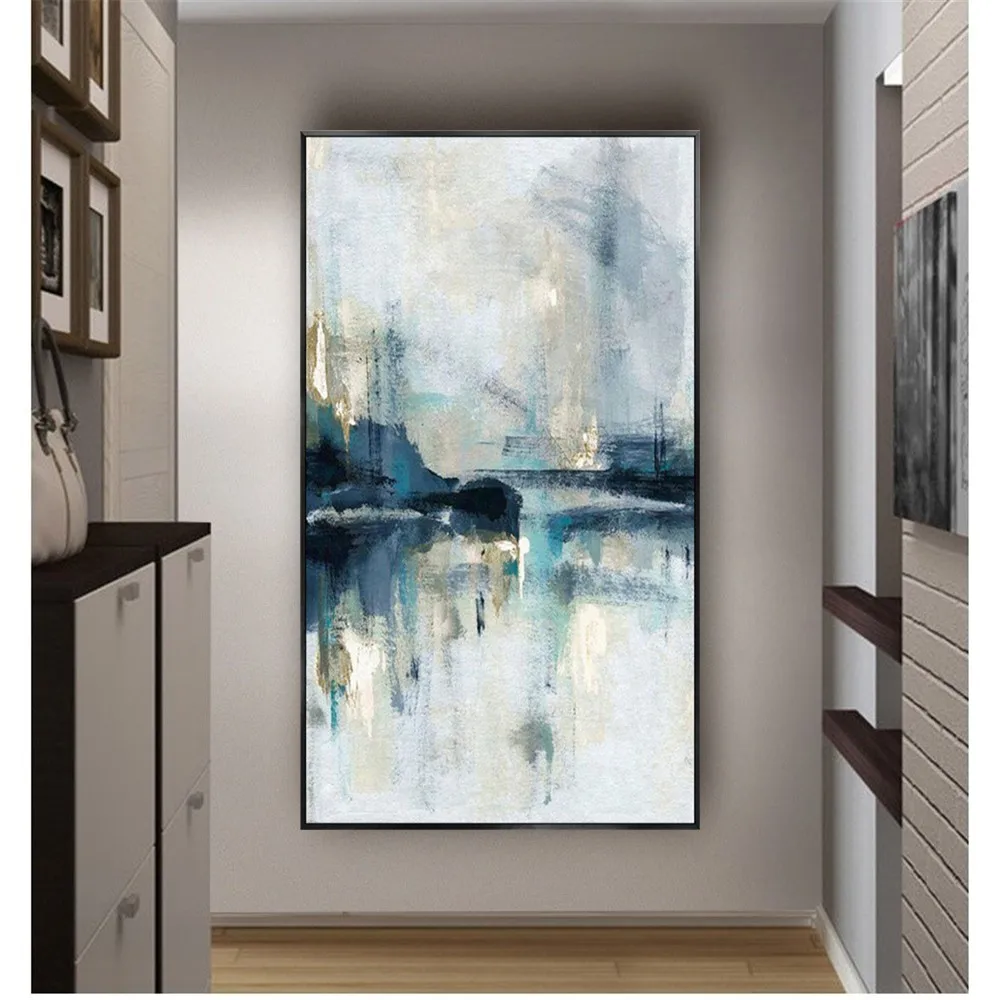 Huge Hand-Painted High Quality Abstract Oil Painting On Canvas Handmade Blue Oil Painting Large Wall Picture Canvas Painting Art
Huge Hand-Painted High Quality Abstract Oil Painting On Canvas Handmade Blue Oil Painting Large Wall Picture Canvas Painting Art