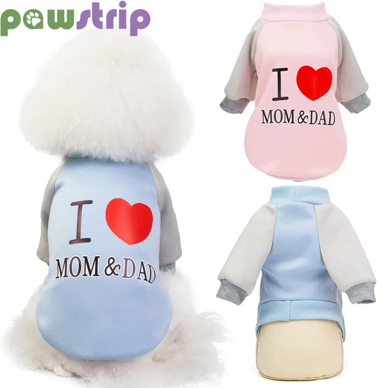 I Love Mom&Dad Dog Clothes Winter Dog Coat Warm Dog Jacket Pet Clothing Hoodies For Cat Pug Shih Tzu French Bulldog Puppy Outfit
I Love Mom&Dad Dog Clothes Winter Dog Coat Warm Dog Jacket Pet Clothing Hoodies For Cat Pug Shih Tzu French Bulldog Puppy Outfit