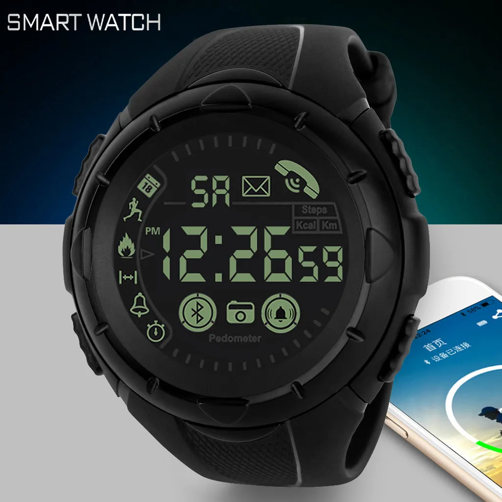 Men's Smart WatchRemote Camera distance tracker Sport 12 months Long Standby Information Reminder Smartwatch relógio inteligente
Men's Smart WatchRemote Camera distance tracker Sport 12 months Long Standby Information Reminder Smartwatch relógio inteligente