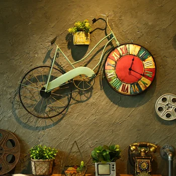 Retro Bike Creative Hanging Wall Clock Living Room Decor Pendant Vintage Watch Ornaments Personality Home Decoration Accessories
Retro Bike Creative Hanging Wall Clock Living Room Decor Pendant Vintage Watch Ornaments Personality Home Decoration Accessories