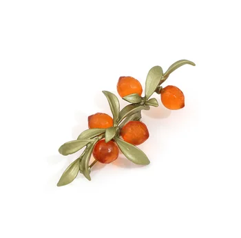 CSxjd New Genuine version Metal bronze resin fruit Orange brooch Vintage Women's wedding accessories
CSxjd New Genuine version Metal bronze resin fruit Orange brooch Vintage Women's wedding accessories