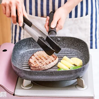 Steak Grill Pans Non-Stick Frying Pan Kitchen Fry Eggs Cooking Steak Pans 22x24CM
Steak Grill Pans Non-Stick Frying Pan Kitchen Fry Eggs Cooking Steak Pans 22x24CM