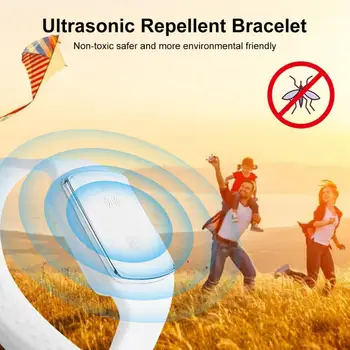 NEW Ultrasonic Smart Mosquito Repellent watch USB outdoor Anti Insect Pest Bugs Wrist Bracelets Wrist Band Repeller adult Child
NEW Ultrasonic Smart Mosquito Repellent watch USB outdoor Anti Insect Pest Bugs Wrist Bracelets Wrist Band Repeller adult Child