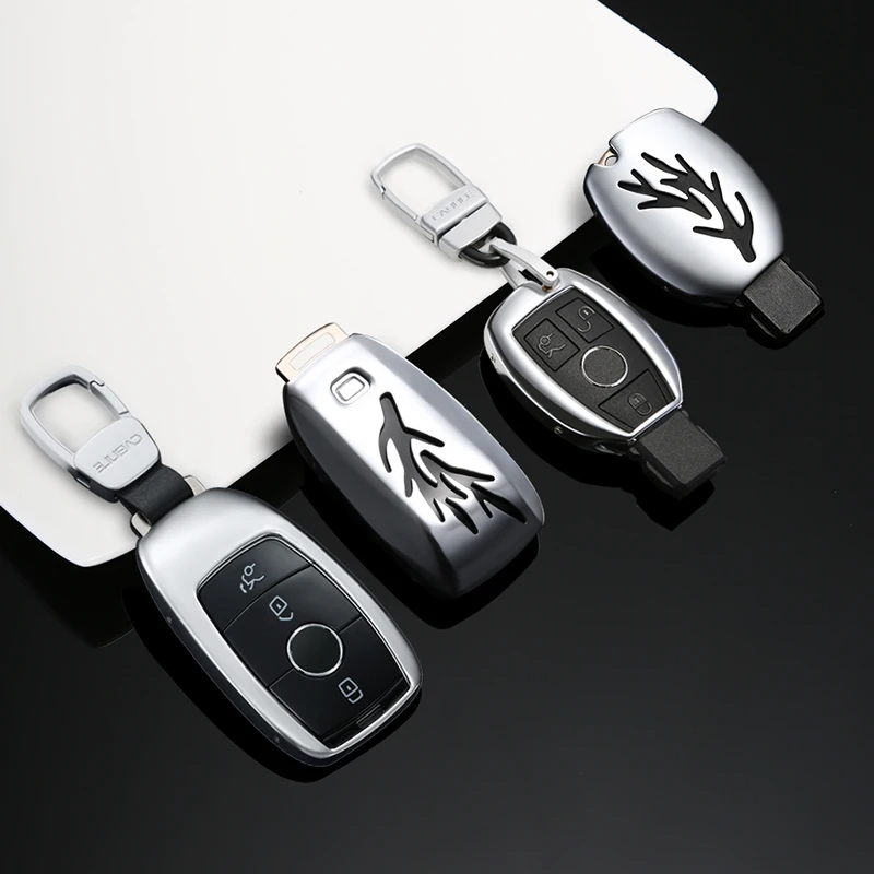Hight End Metal Key Case For Mercedes Benz C-Class/E-Class/GLC/S-Class, Car Key Protective Shell , Keychain 
Hight End Metal Key Case For Mercedes Benz C-Class/E-Class/GLC/S-Class, Car Key Protective Shell , Keychain