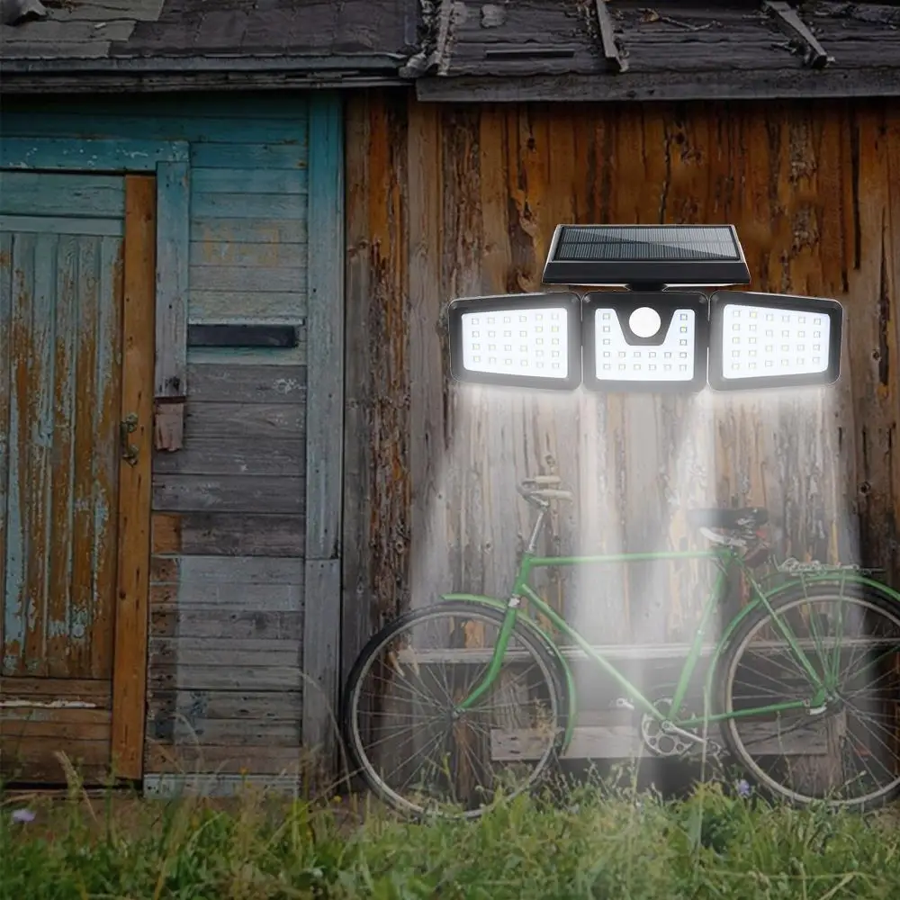 Foldable Wall Light 3 Heads Garden Street Lamp Outdoor Motion Sensor Spotlight Durable Solar Powered PIR Waterproof 70 Led
Foldable Wall Light 3 Heads Garden Street Lamp Outdoor Motion Sensor Spotlight Durable Solar Powered PIR Waterproof 70 Led