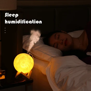 880Ml Usb Ultrasonic Aroma Air Humidifier with 3D Moon Lamp Light Oil Aroma Essential Diffuser Air Mist for Bedroom Desk
880Ml Usb Ultrasonic Aroma Air Humidifier with 3D Moon Lamp Light Oil Aroma Essential Diffuser Air Mist for Bedroom Desk