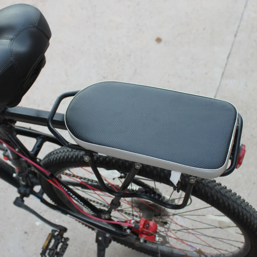 Фото Удобная мягкая подушка для сидения на велосипеде задняя стойка взрослых детей